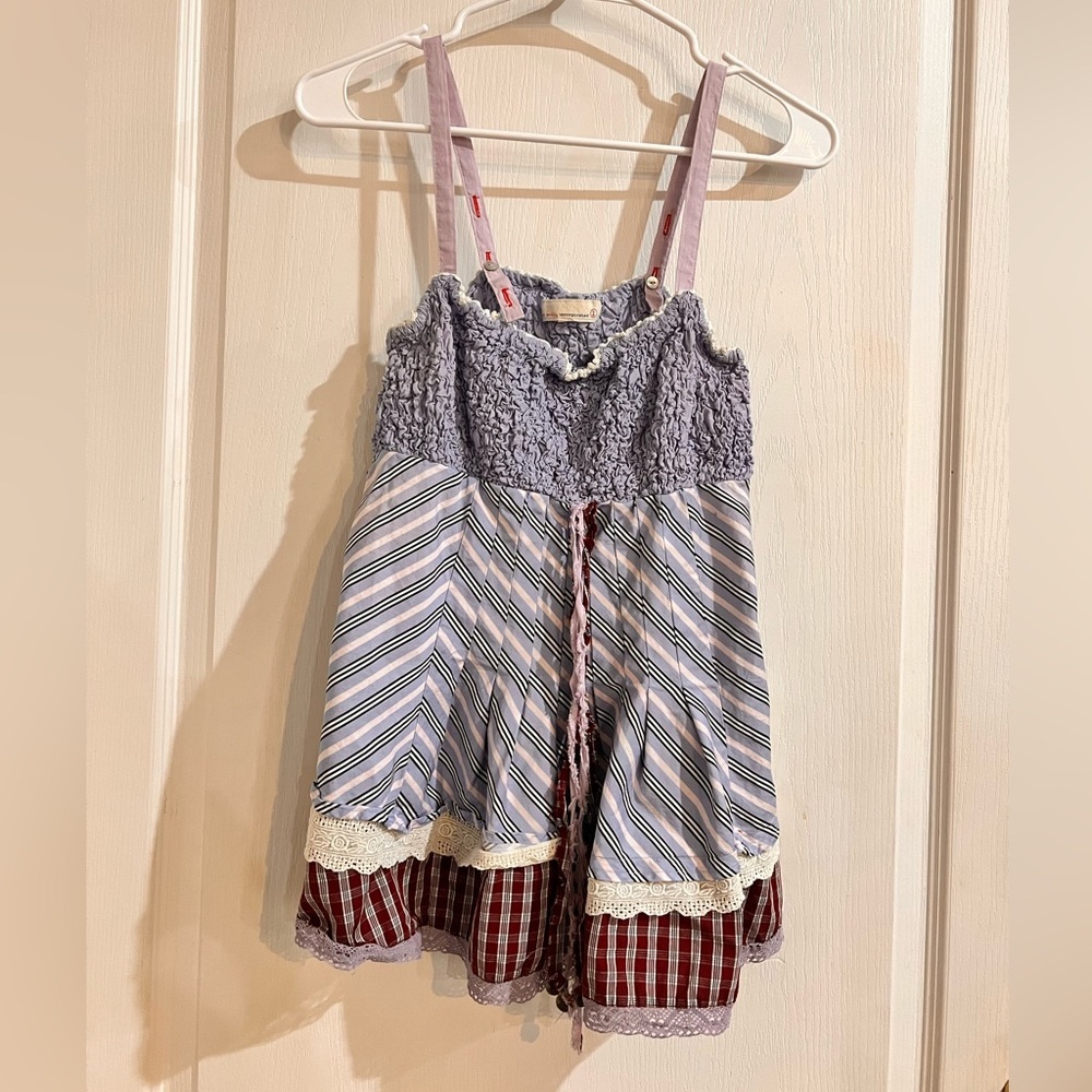 Anthropologie Odd Molly Ruched Tank Top